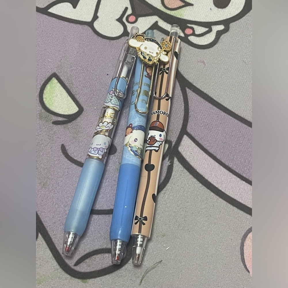 Sanrio cinnamoroll pen bundle